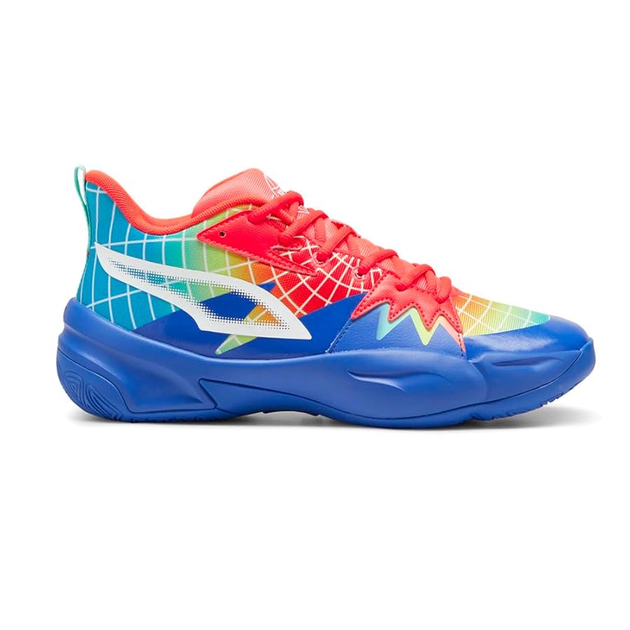 GENETICS JR 23.0㎝ Amazon.com | PUMA Unisex-Child, Genetics, Club Red-for All